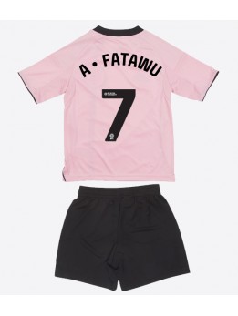 Otroški Nogometna dresi replika Leicester City Issahaku Fatawu #7 Tretji 2025-26 Kratek rokav (+ hlače)